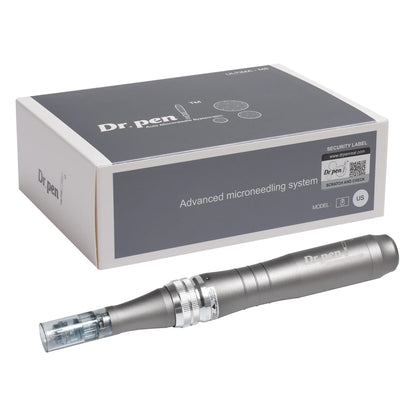 grey-Dr pen-box-front side angle-microneedling