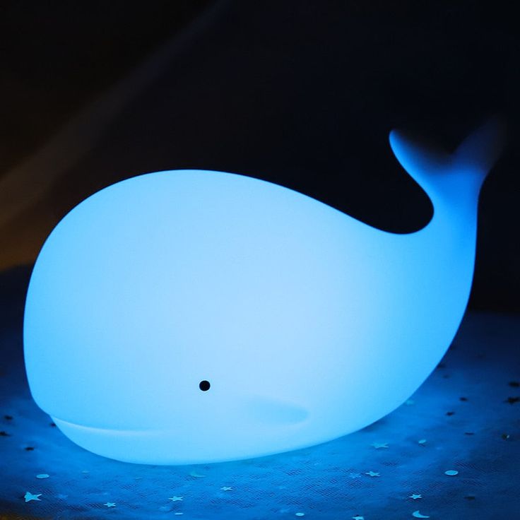 blue-whale night light-side angle-illuminating-led